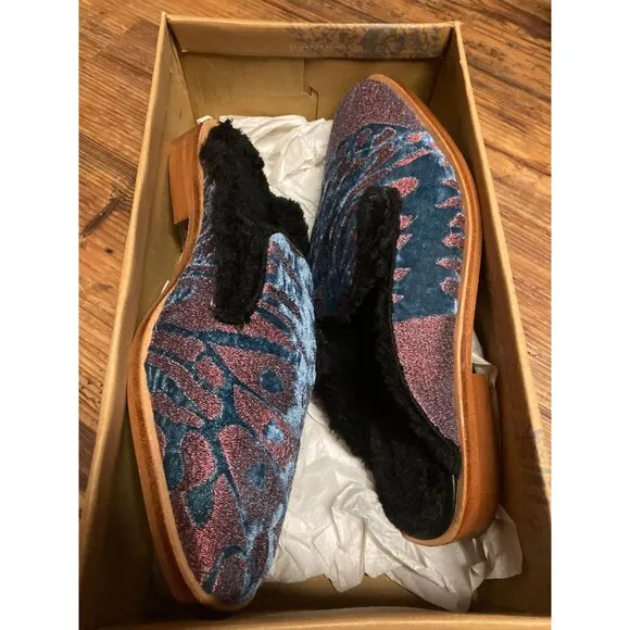 Free People Mules Shoe Butterfly Effect Size 9 US 39 EU Red New In Box