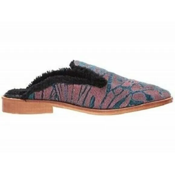 Free People Mules Shoe Butterfly Effect Size 9 US 39 EU Red New In Box