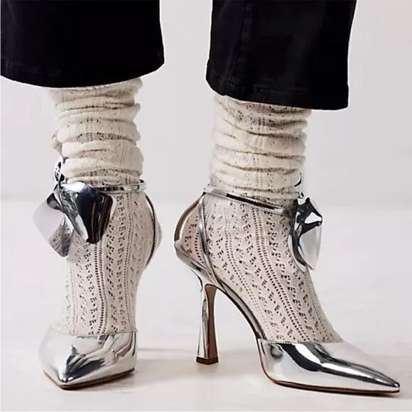 Free People Sam Edelman NIB Halie Pointed-Toe Bow Heels Pumps - 7M ($150)