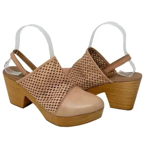 Free PeopleTan Leather Women's Logan Clog
