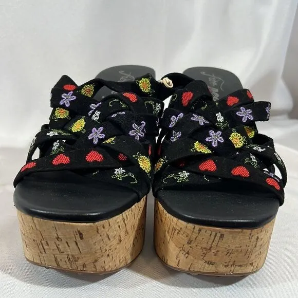 FREE PEOPLE LISBON PLATFORM MULES SIZE 39 NWT