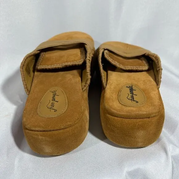 FREE PEOPLE MULHOLLAND MULES NEW IN BEIGE SIZE 39.5