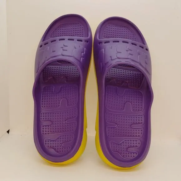 Freshy Cali Slides Womens NEW w/Tags &amp; Box Purple Athletic &amp; Beach - sz. 10 1/2