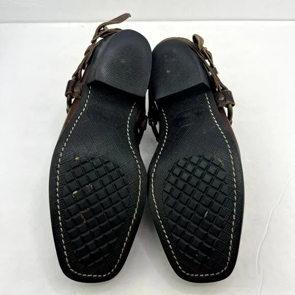 Frye Women's Belted Harness Slip On Mules