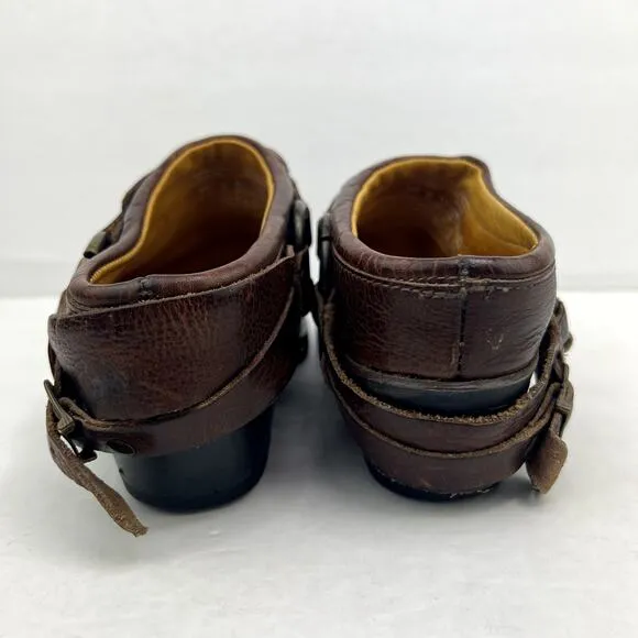 Frye Women's Belted Harness Slip On Mules