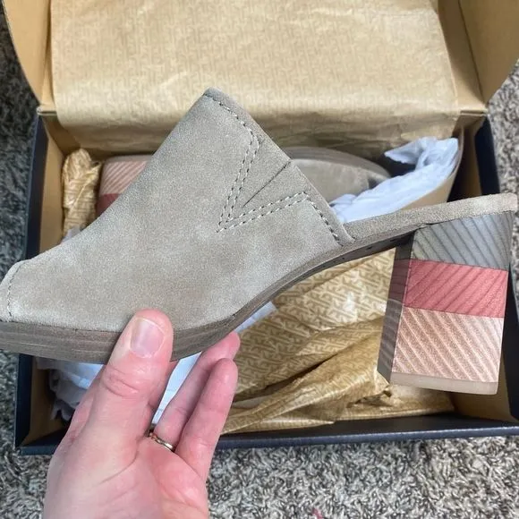 Frye Blake Mules with Block Heel 9.5
