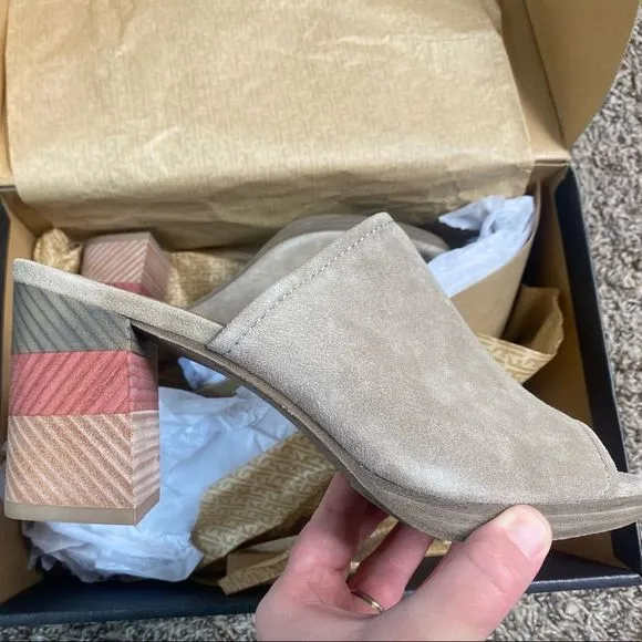 Frye Blake Mules with Block Heel 9.5