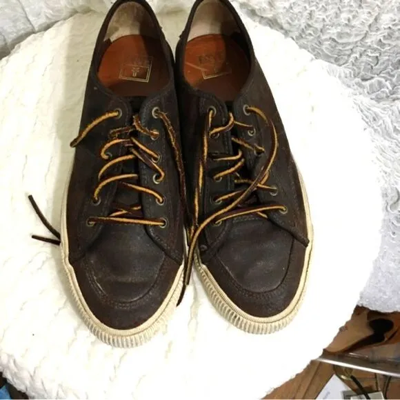 FRYE Miller Leather Low Lace Up Men's Shoes Size 12