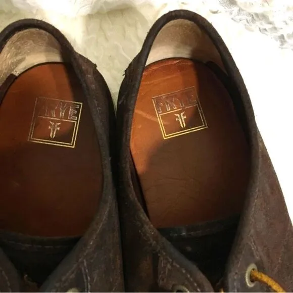 FRYE Miller Leather Low Lace Up Men's Shoes Size 12