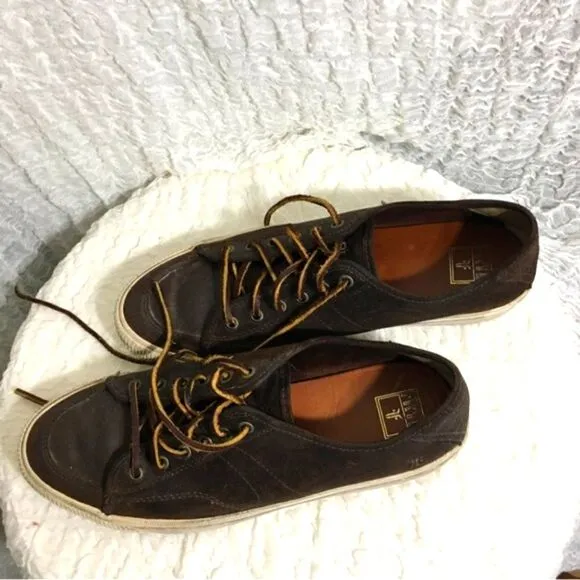 FRYE Miller Leather Low Lace Up Men's Shoes Size 12