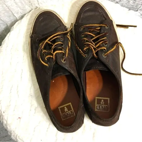 FRYE Miller Leather Low Lace Up Men's Shoes Size 12