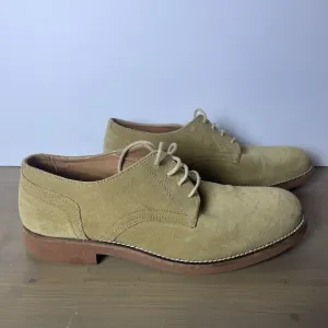 G H Bass Emmie Tan Leather Suede Oxfords Men's 8 New Without Box Casual Dress
