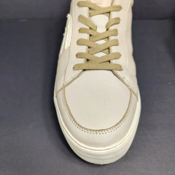 G-STAR RAW Women's Loam Ii Nub W Sneaker Neutral Beige Off White Shoes Size 10