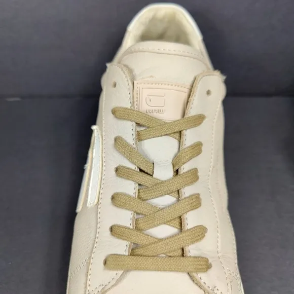 G-STAR RAW Women's Loam Ii Nub W Sneaker Neutral Beige Off White Shoes Size 10
