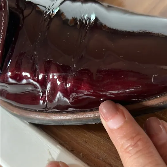Gabor Men Brown Patent Leather Oxfords SIZE 5.5
