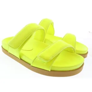 Gia Borghini  Gia x Pernille Double Strap Leather Slides