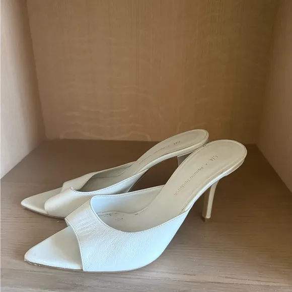 GIA BORGINI Perni X PERNILLE TEISBAEK  Perni 04 Leather Slip-On Mules wedding
