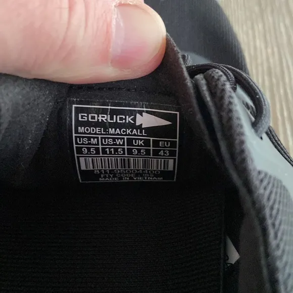 GORUCK Mackall trail shoes mens 9.5