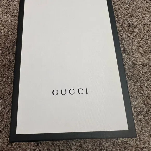 Gucci Men’s Size 12 New Authentic Pursuit Slides GG Perforated Sandals
