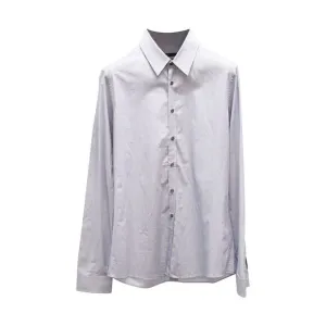 Gucci Pinstripe Dress Shirt in White Cotton