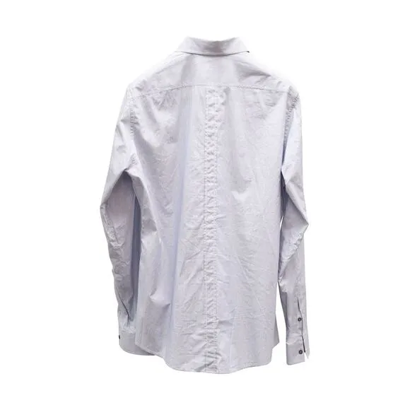 Gucci Pinstripe Dress Shirt in White Cotton