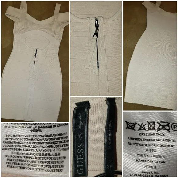 Guess cold-shoulder bandage dress, XS