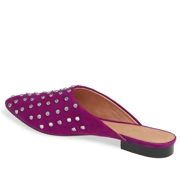 💕HALOGEN💕 Eva Jeweled Point Toe Mules