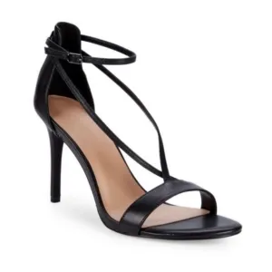 Halston Evie Leather Strappy Heels NWOT
