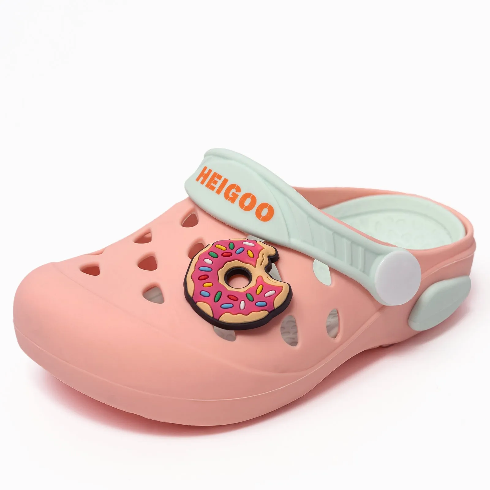 HEIGOO Kids Silicone Clogs – Non-Slip, Safe, Soft & Comfy – Pink