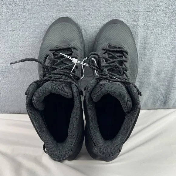 Hoka One One Trail Code GTX Gore-Tex Black Raven Trail Hiking Shoes Mens Sz 10D