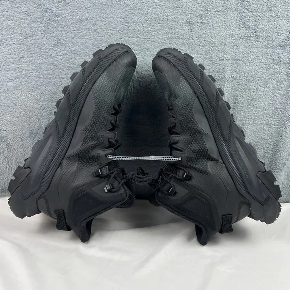 Hoka One One Trail Code GTX Gore-Tex Black Raven Trail Hiking Shoes Mens Sz 10D