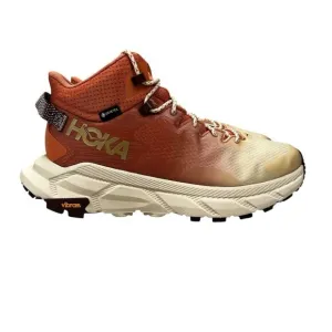Hoka One One Trail Code GTX Sunbaked Trail Red Hiking Boots Women's Sz 7 - 11 B