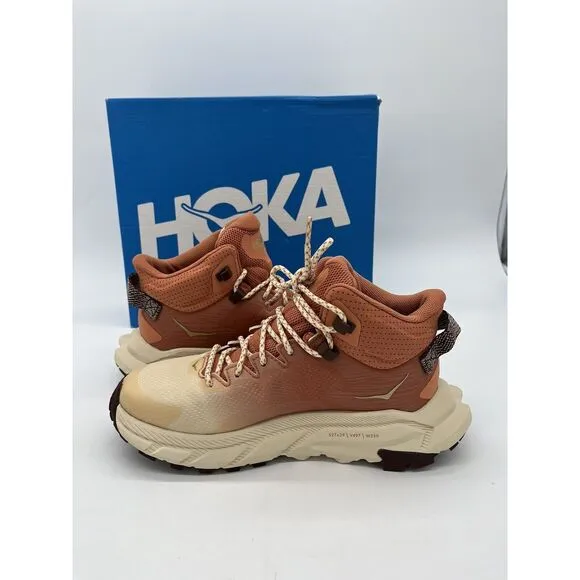 Hoka One One Trail Code GTX Womens Size 10.5 B Hiking Shoes Sun Baked Shortbread