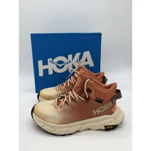 Hoka One One Trail Code GTX Womens Size 10.5 B Hiking Shoes Sun Baked Shortbread
