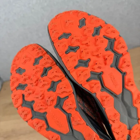 Hoka One One Youth Speedgoat 5 Trail Running Shoes Size 4.5MD EU37 1/3 Orange