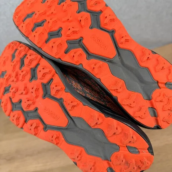 Hoka One One Youth Speedgoat 5 Trail Running Shoes Size 4.5MD EU37 1/3 Orange