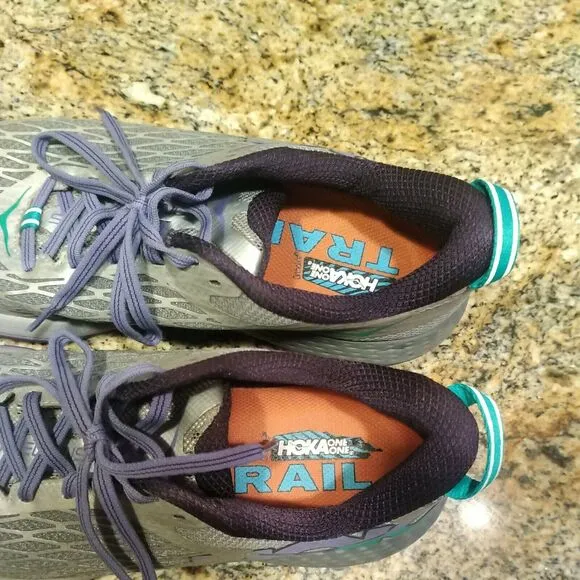 Hoka One Speed Instinct ATR Trail Running Shoes Grey Women’s Size 10
