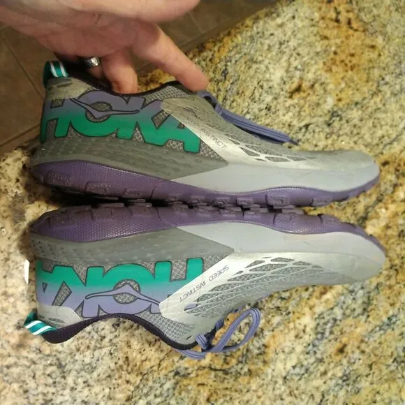 Hoka One Speed Instinct ATR Trail Running Shoes Grey Women’s Size 10