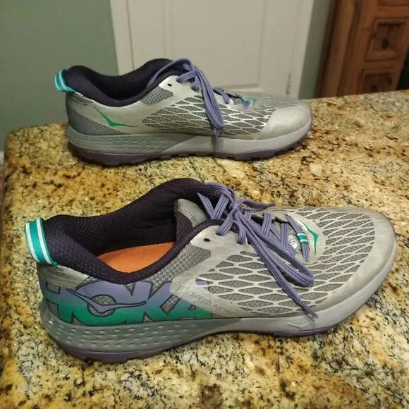 Hoka One Speed Instinct ATR Trail Running Shoes Grey Women’s Size 10
