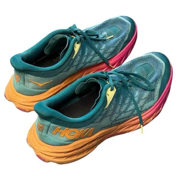 Hoka Speedgoat 5 Trail Running Shoes Multicolor Men’s Size 12