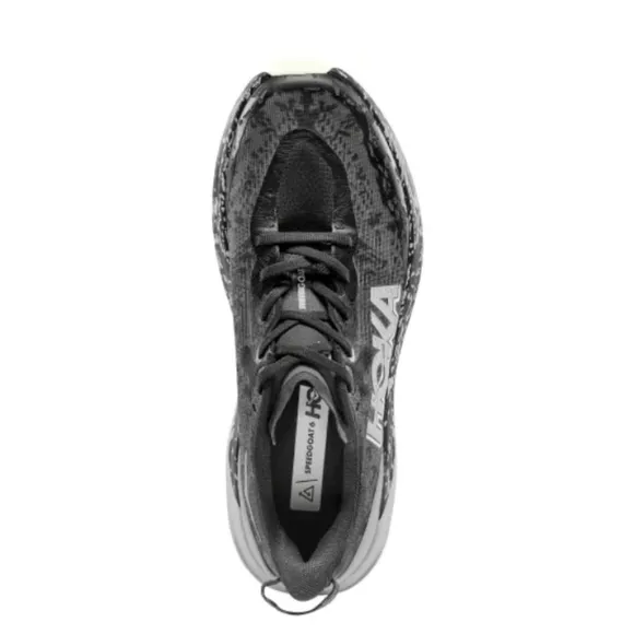 Hoka Speedgoat 6 Trail Running Shoes for Men Color: Black Stardust Size: 9.5D