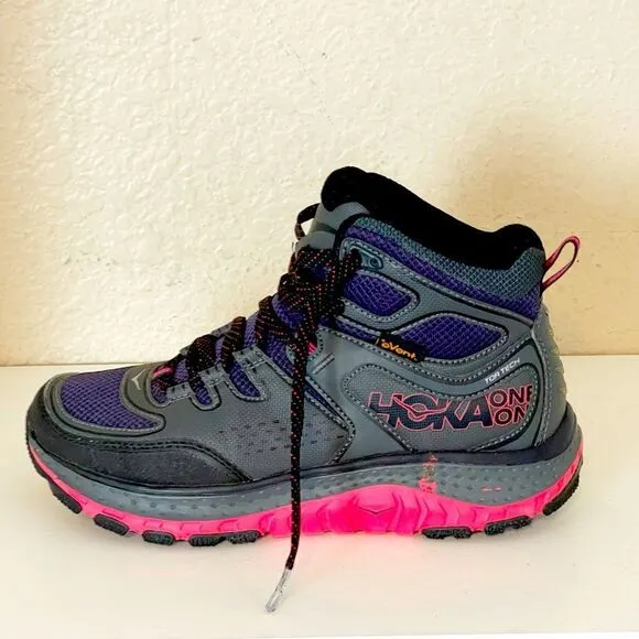 Hoka One One Tor Tech Hi Mid nightshade/Teaberry Women’s Hiking boots shoes