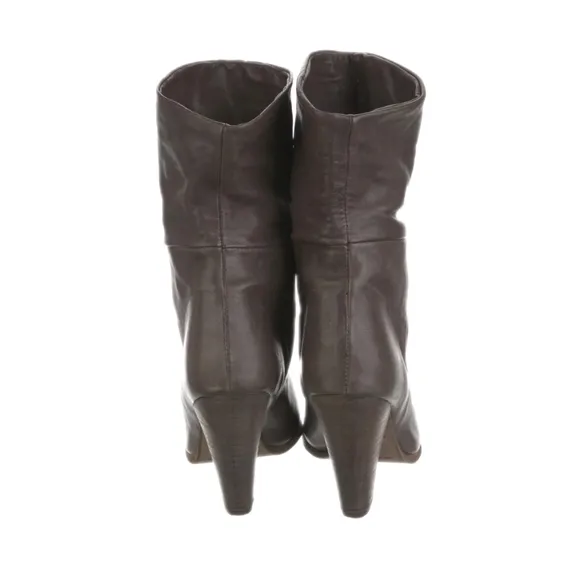 HUMANOID | Brown Leather Ankle Boots in Size EU 36