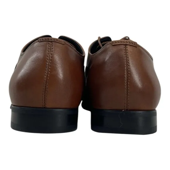 INC International Concepts Brown Oxford Shoes Cap-Toe Design