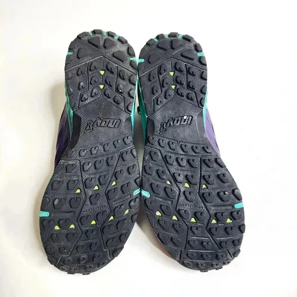 Inov8 TrailRoc 280 Women's Size 7 Hiking Outdoor Trail Shoes Purple Green Black