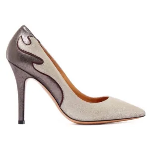 Isabel Marant Étoile Gilby Metallic Flame Pumps