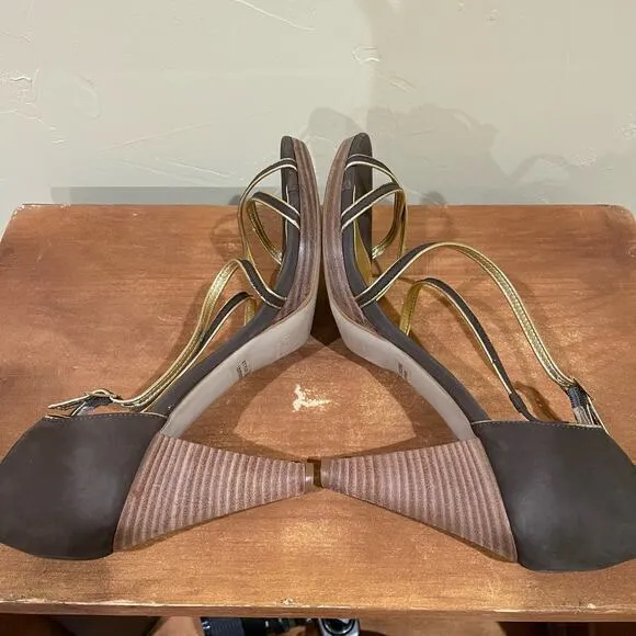 J. Crew Made in Italy‎ Soleil Nubuck Platform Heels