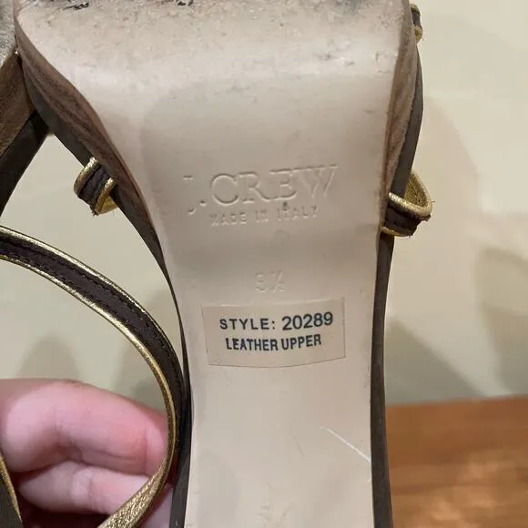 J. Crew Made in Italy‎ Soleil Nubuck Platform Heels