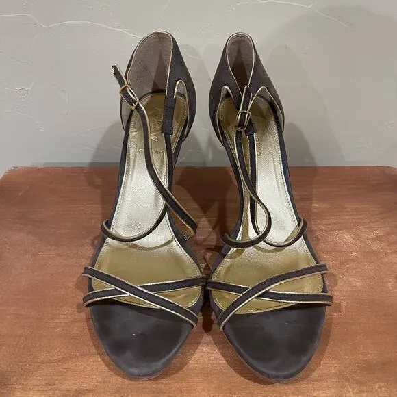 J. Crew Made in Italy‎ Soleil Nubuck Platform Heels