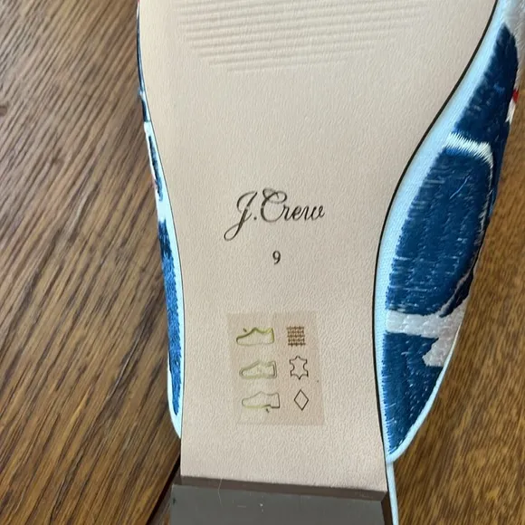 J. Crew Marina Slip On Mules Size 9 NWOB
